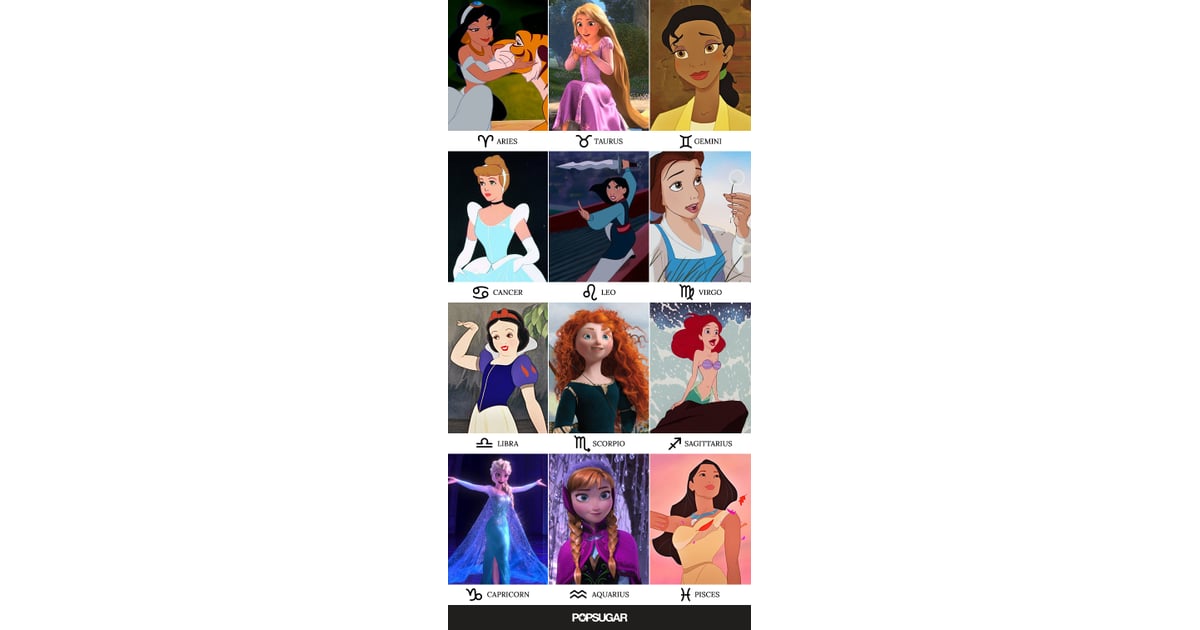 Pin It Disney Princess Zodiac Signs Popsugar Love And Sex Photo 14