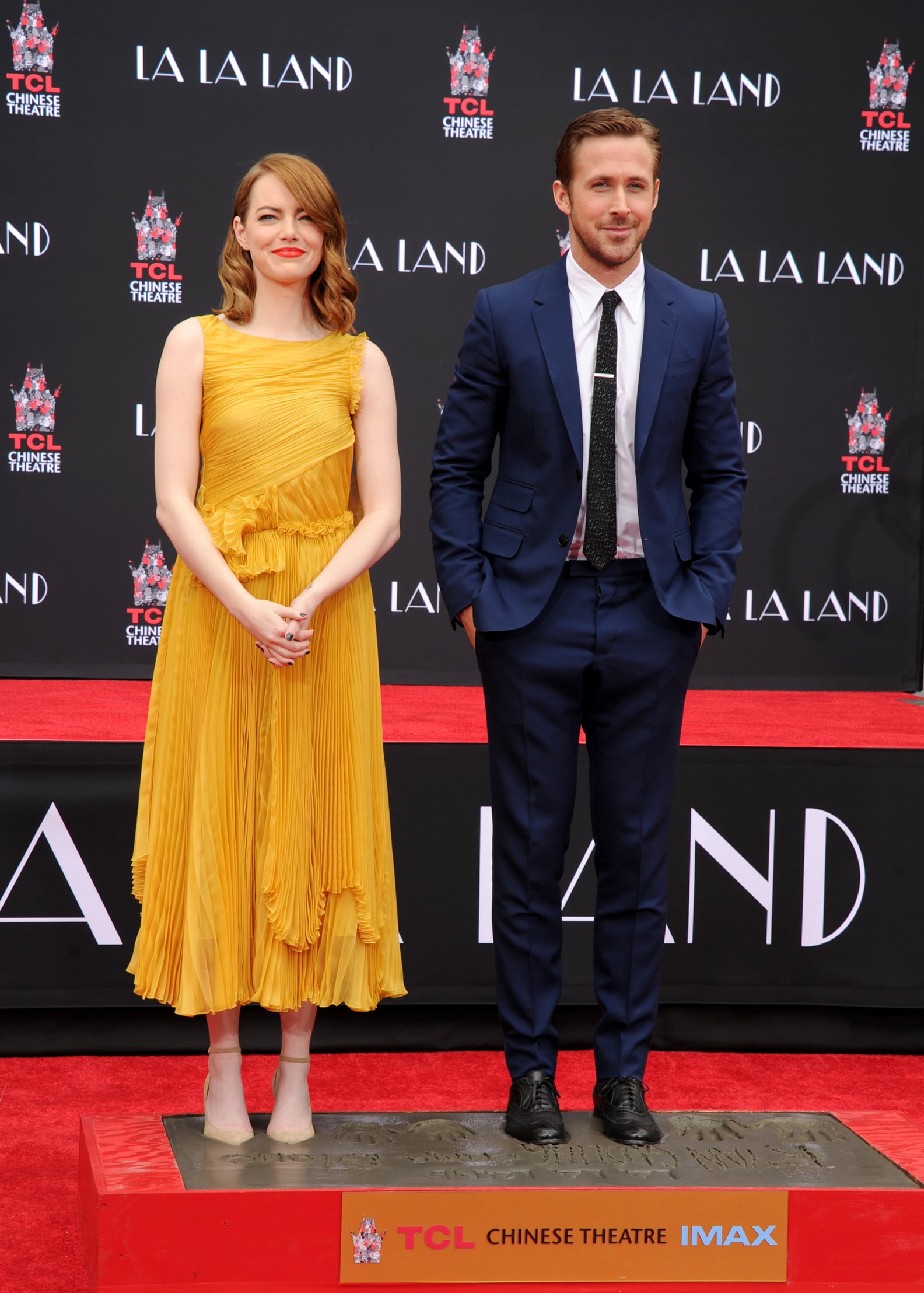 Emma Stone's Yellow Dress in La La Land POPSUGAR Fashion