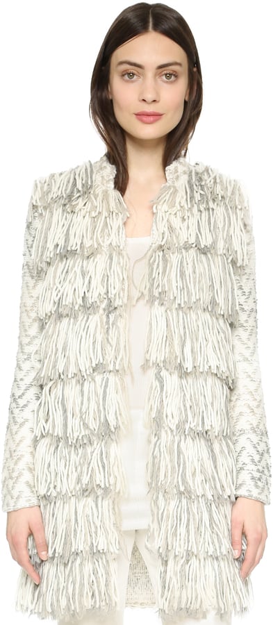 Tess Giberson Knit Fringe Coat ($995)