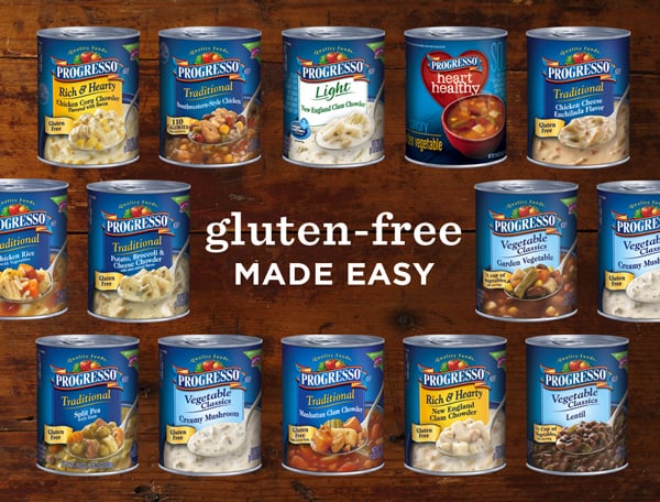 <a href="http://bit.ly/1H1RNSQ">See all of Progresso's gluten-free soups</a>