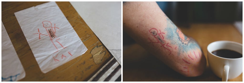 Another of Keith's sweet tattoos.