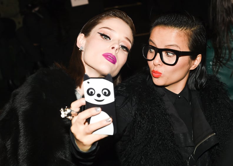 Coco Rocha Poses For a Selfie at BCBG Max Azria