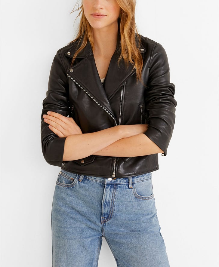 MANGO Leather Biker Jacket Macy's Black Friday and Cyber Monday Sales