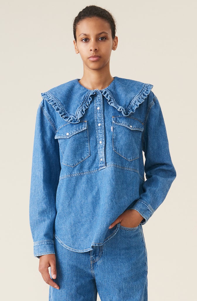 Ganni x Levi's Medium Indigo Denim Shirt