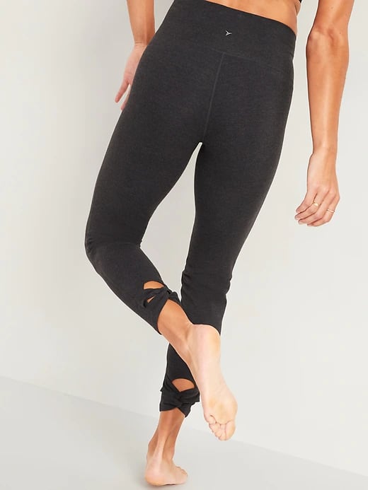 Old Navy High-Waisted Twist-Hem 7/8-Length Leggings