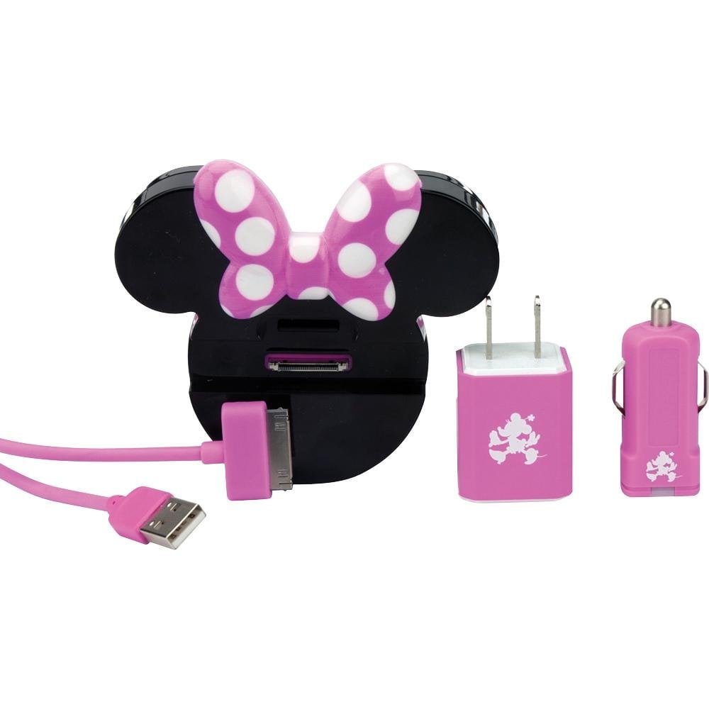 Minnie charger kit for Apple iPod/iPhone/iPad ($55)