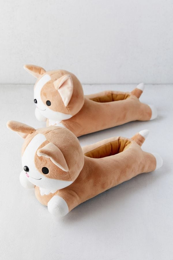 corgi heated slippers