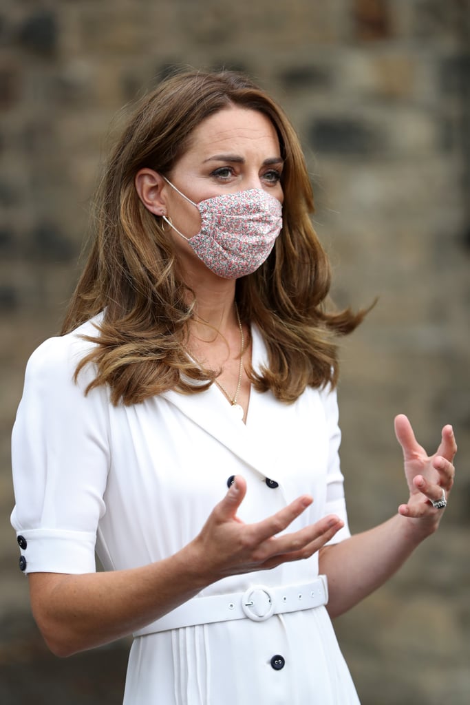 Kate Middleton's Floral Amaia Face Mask August 2020 POPSUGAR Fashion