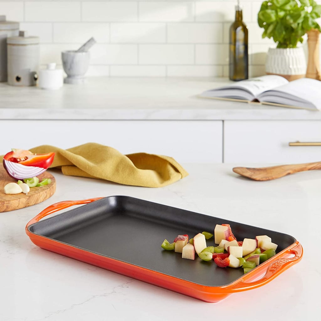 Le Creuset Enameled Cast Iron Rectangular Skinny Griddle