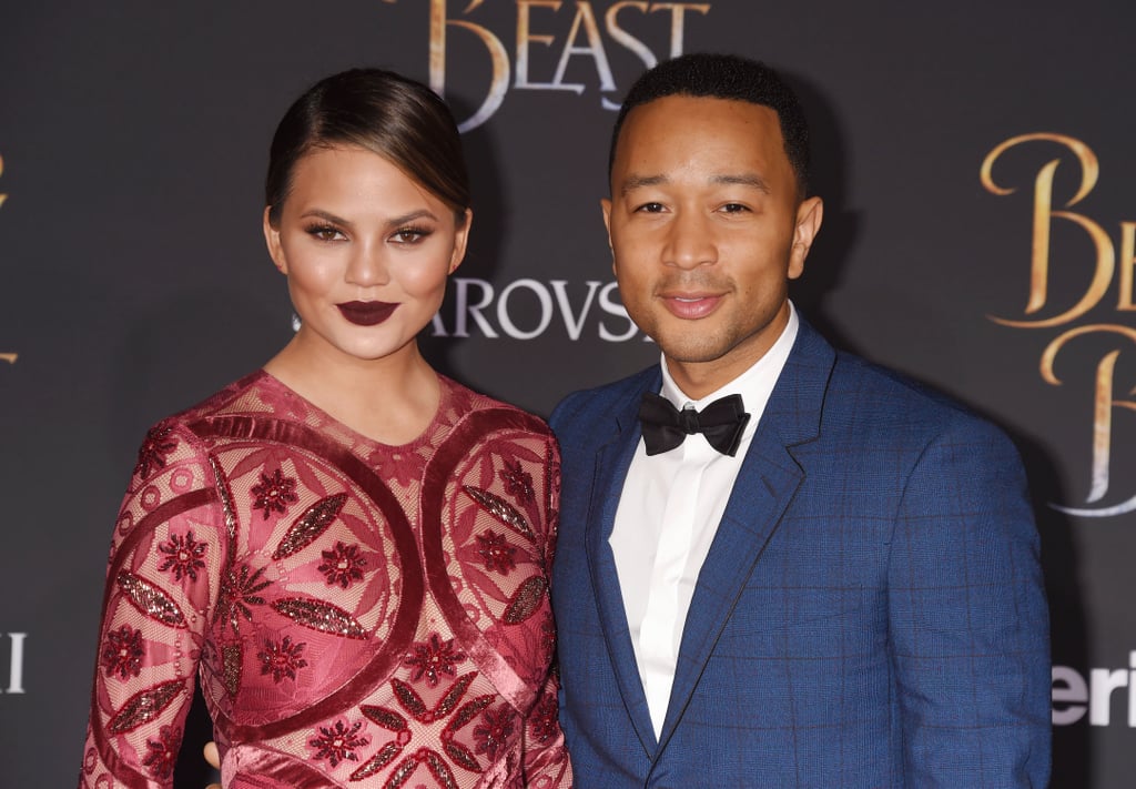 John Legend and Chrissy Teigen Beauty and the Beast Premiere