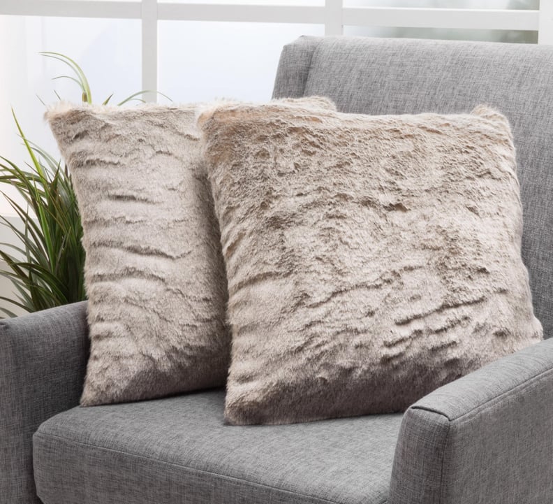 Christopher Knight Home Elise Faux Fur Throw Pillows