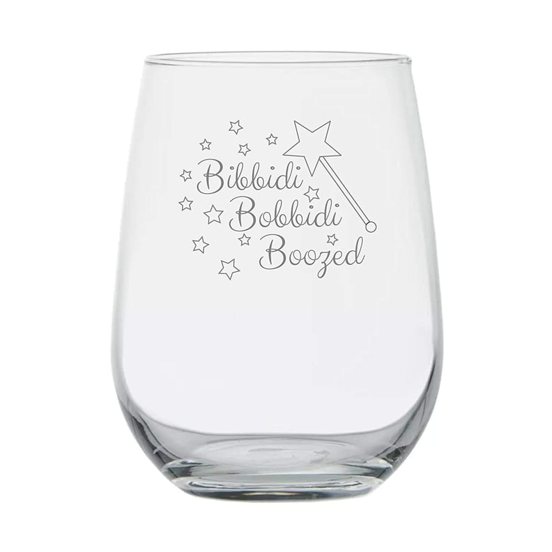 Bibbidi Bobbidi Boozed Wine Glasses