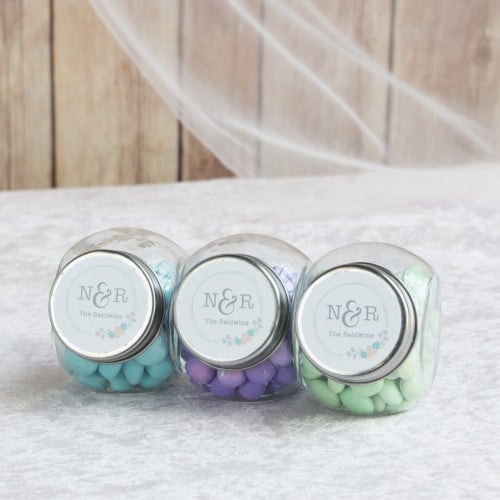 Personalized Wedding Themed Candy Jars Wedding Favors Under 5