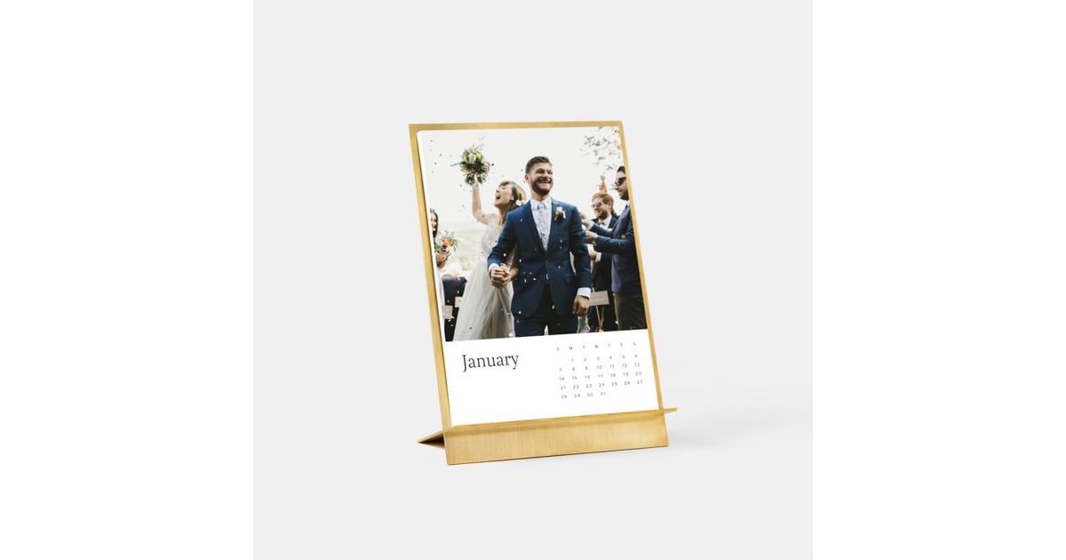 A Personalized Calendar Brass Easel & Calendar The Best Holiday Gift