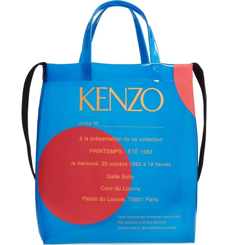 kenzo transparent bag