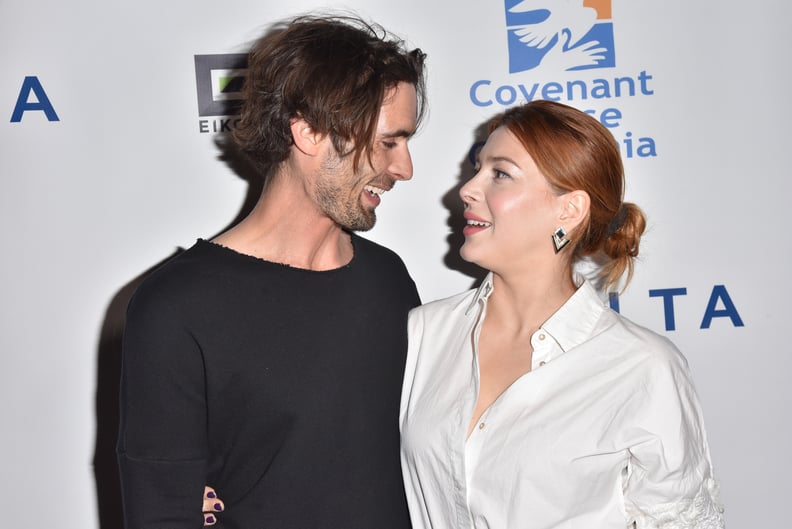 Tyson Ritter and Elena Satine