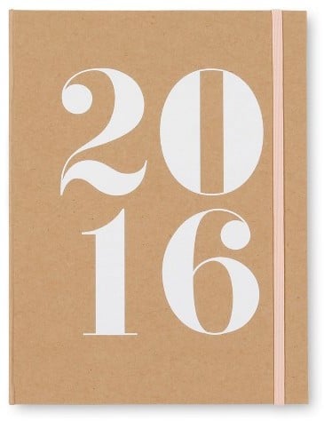 Sugar Paper Planner 2016 Weekly/Monthly 6x9 ($13)