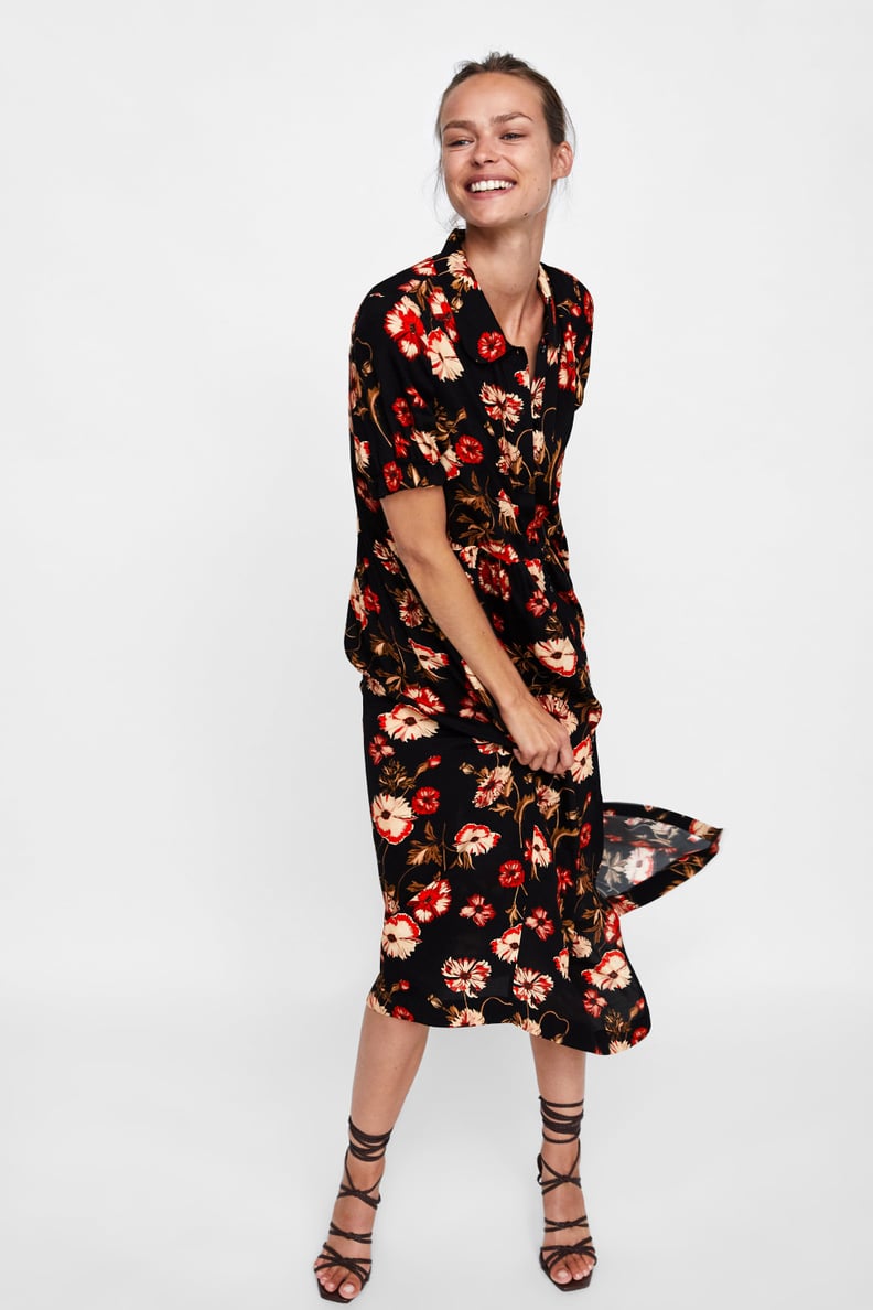 Zara Floral Print Dress