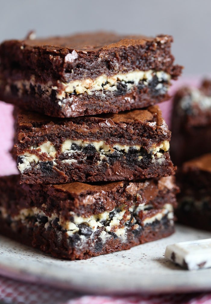 Cookies-and-Cream-Stuffed Brownies