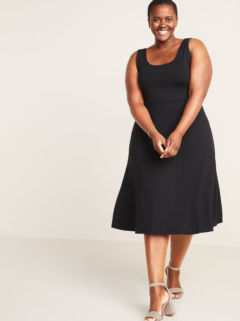 Old Navy Fit And Flare Sleeveless Plus Size Dress Cute Outfit Ideas