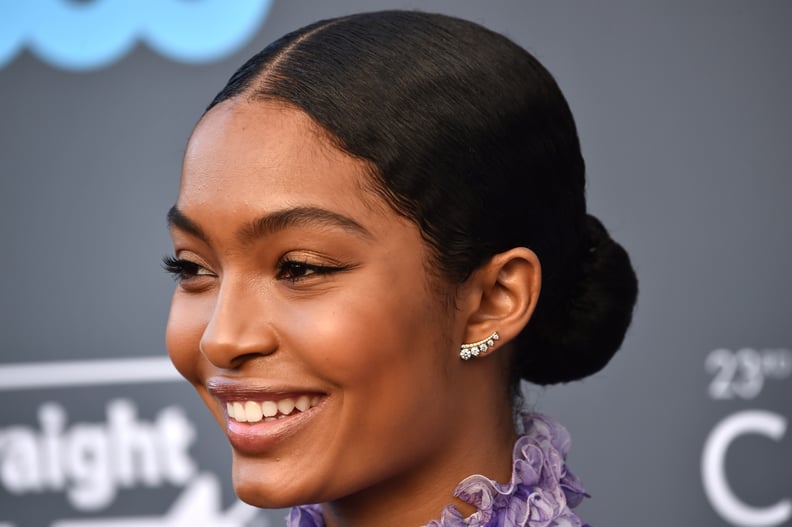 Yara Shahidi at the 2018 Critics' Choice Awards