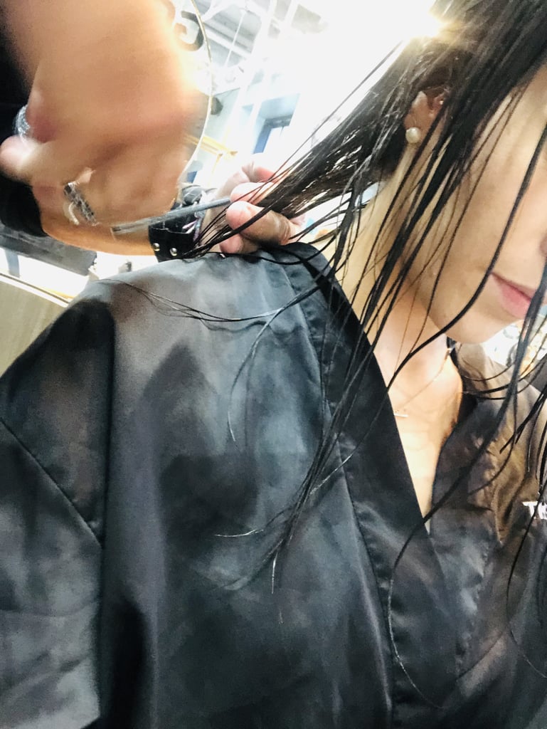 During the Bob Haircut