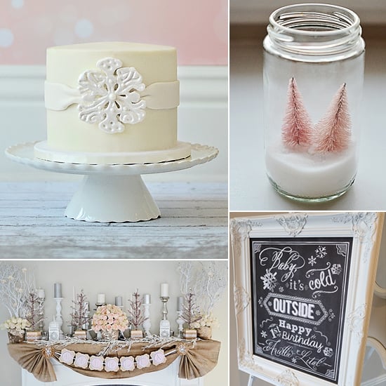 Winter wonderland top birthday party
