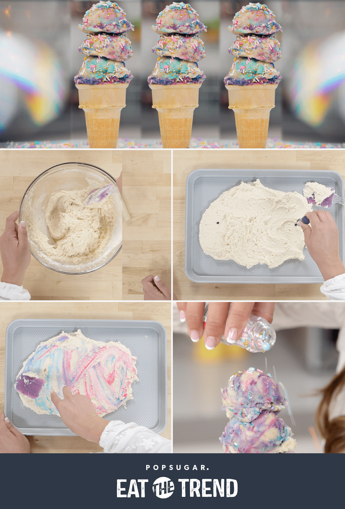 Unicorn Cookie Dough Recipe Popsugar Food