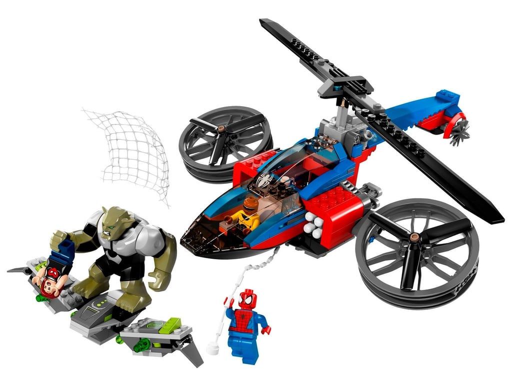 Lego Spider-Helicopter Rescue
