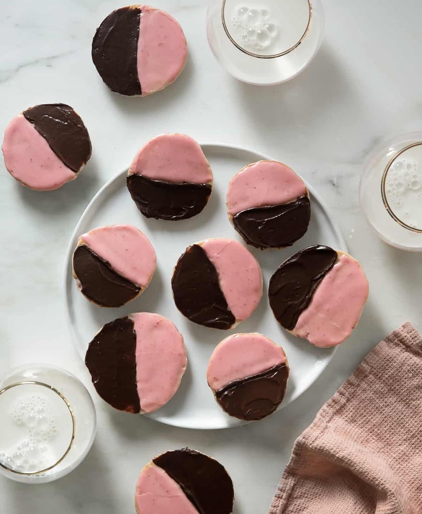 Pink and Black Cookies