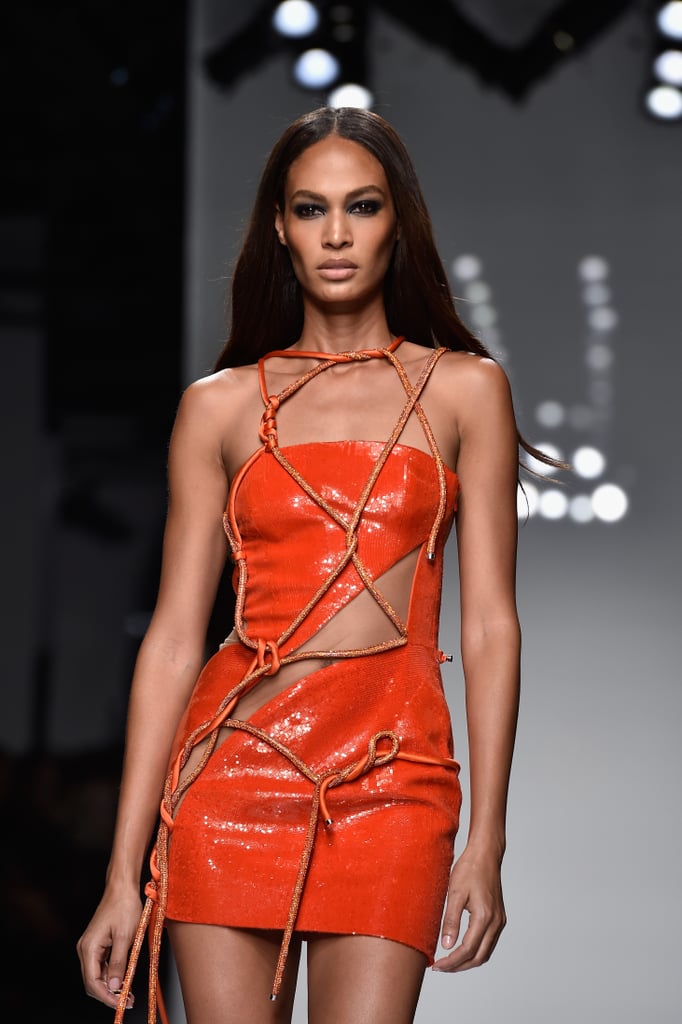 Joan Smalls at Versace Couture Show Spring 2016