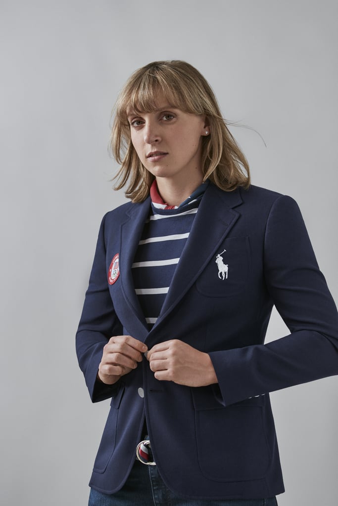 Team USA Opening Ceremony Outfit on Swimmer Katie Ledecky