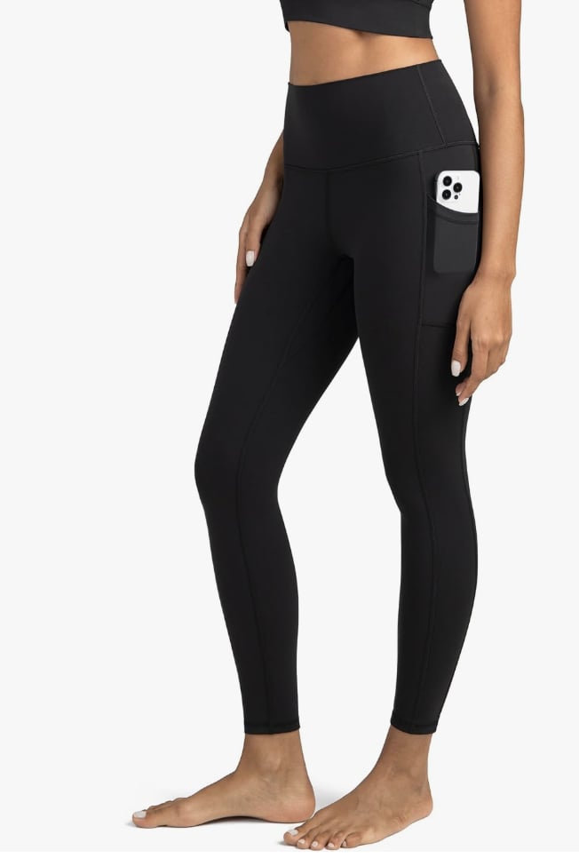 Colorfulkoala High Waisted Tummy Control Workout Leggings 7/8 Length