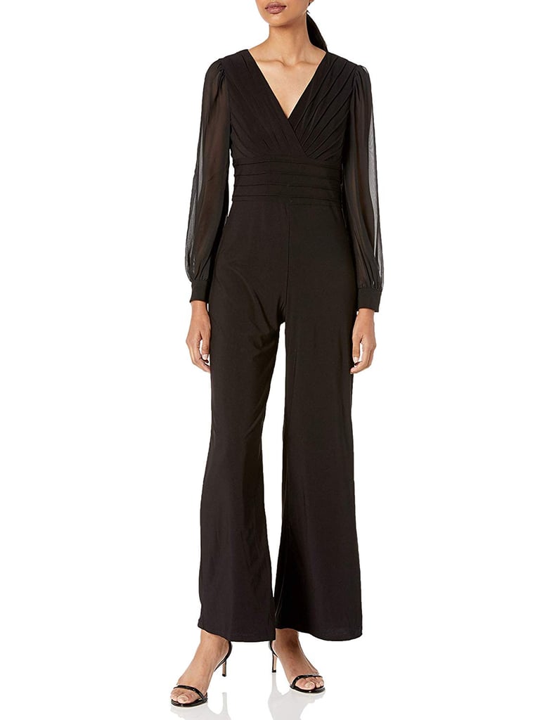 Adrianna Papell Jersey Jumpsuit With Sleeve | Stylish Halloween ...