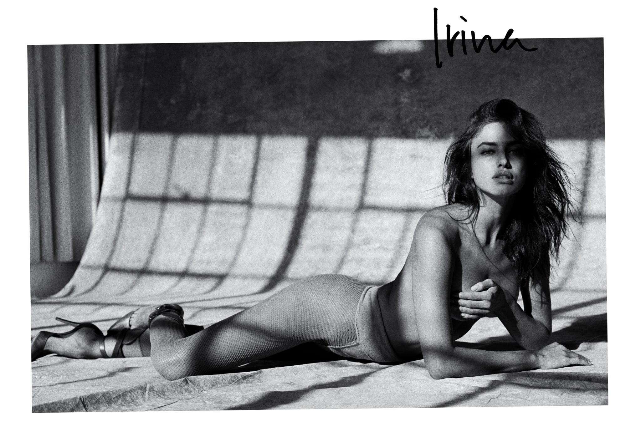 Irina Shayk | Today's Top Models Wear Nothing but Yeezy ...
