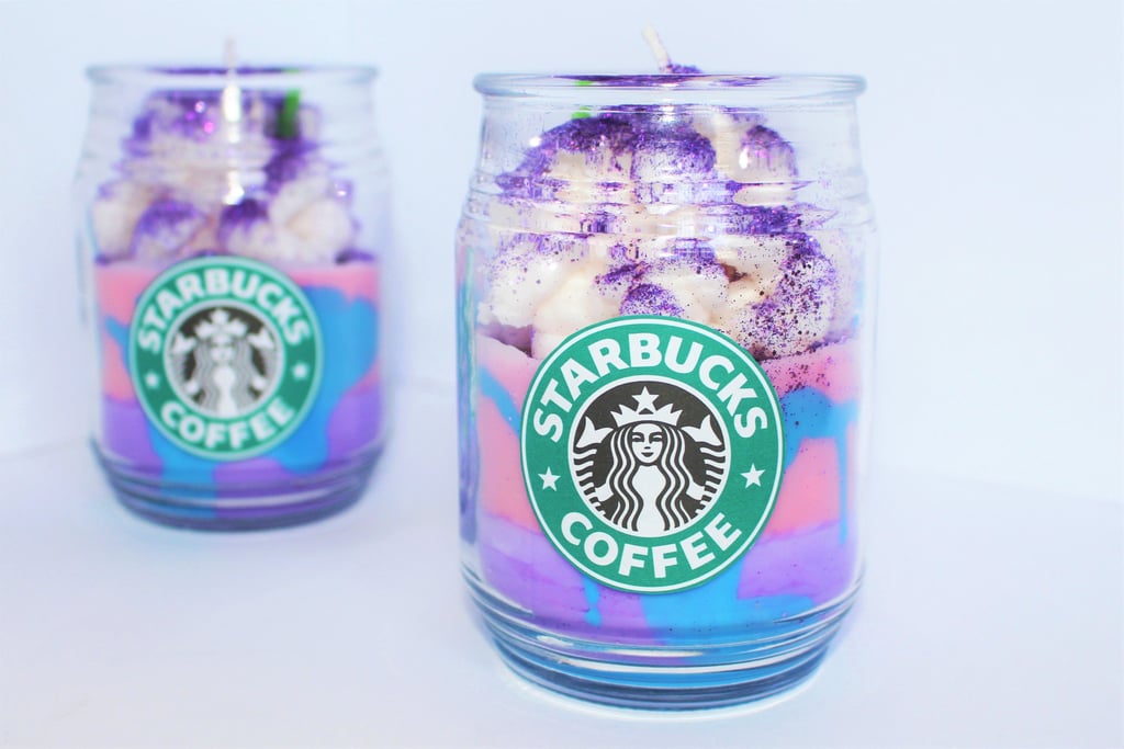 Starbucks Unicorn Frappuccino Candle — Large ($22)