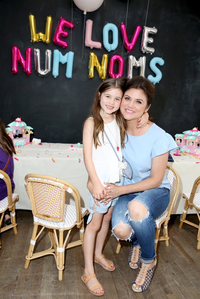 Tiffani Thiessen and Mario Lopez With Their Kids July 2017