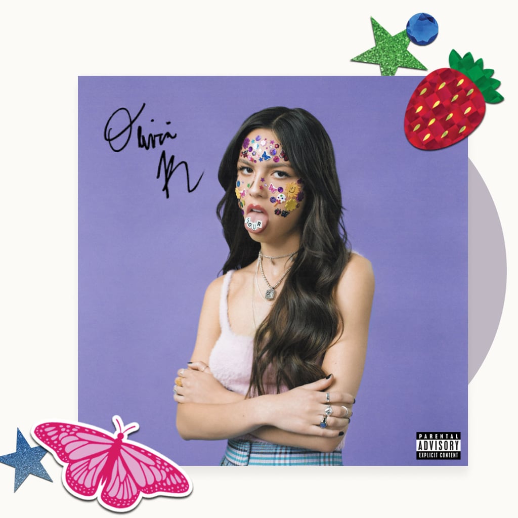 Olivia Rodrigo in the Sour Album Cover