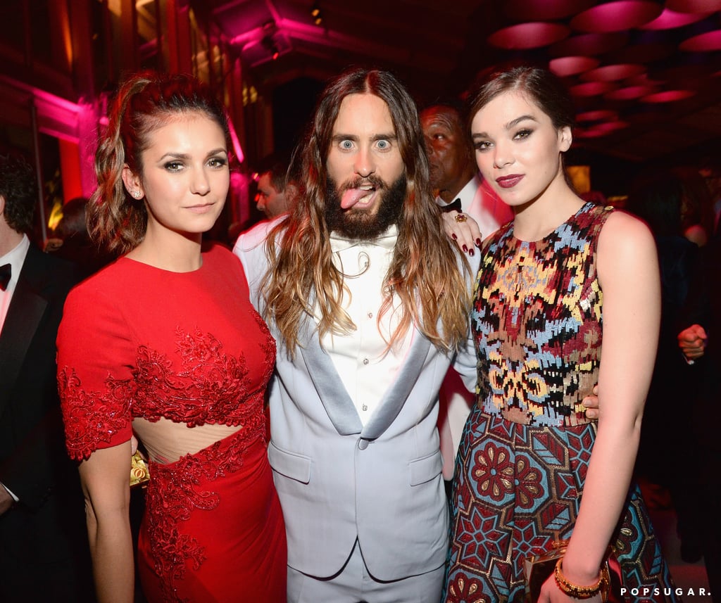 Nina Dobrev Jared Leto And Hailee Steinfeld Best Photos From The Vanity Fair Oscars 