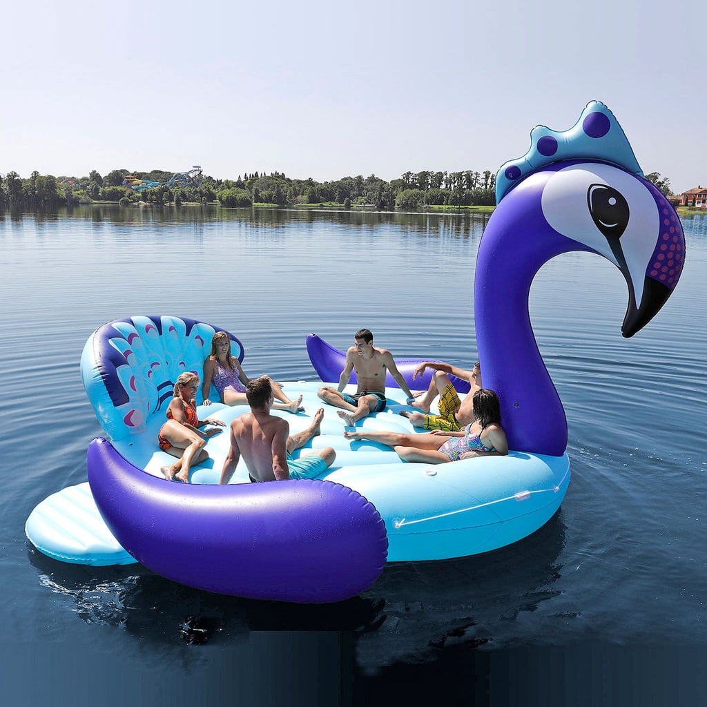 giant unicorn pool float popsugar moms