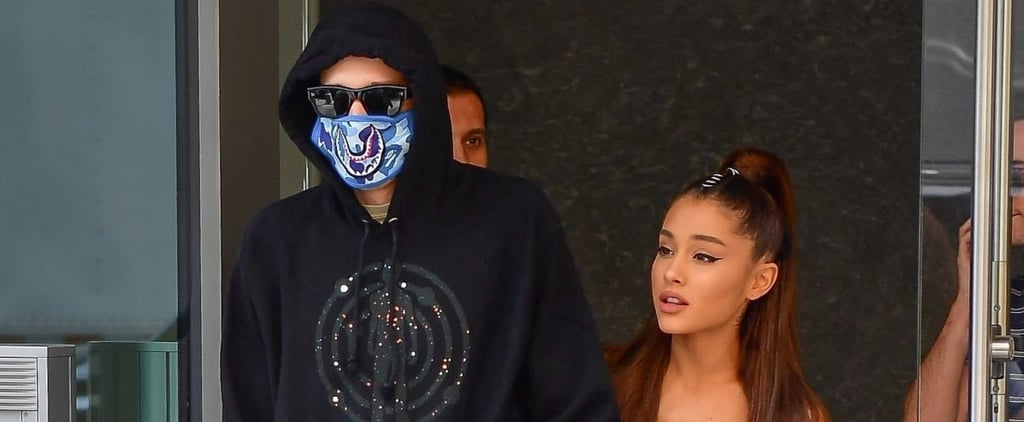 Ariana Grande Black Bra With Pete Davidson 2018