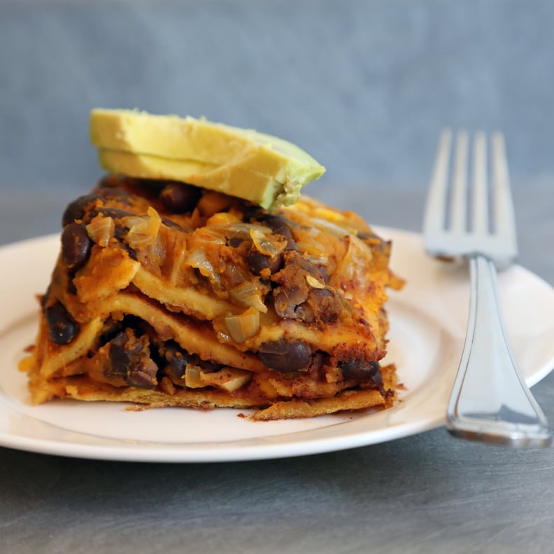 Black-Bean-and-Pumpkin Mexican Lasagna