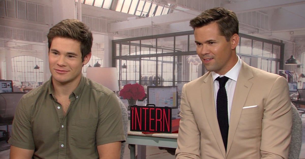 Andrew Rannells and Adam DeVine Talk The Intern | PS Celebrity