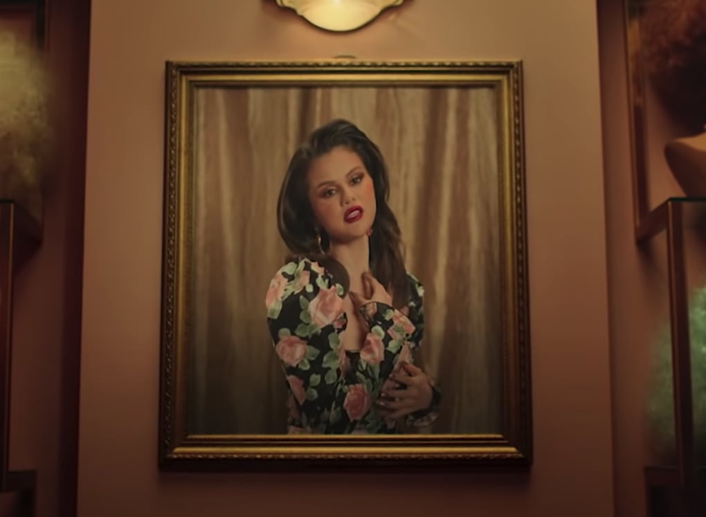 Selena Gomez's Floral Minidresses in "Selfish Love" Video
