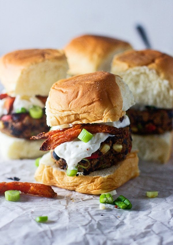 Chipotle Black Bean Sliders