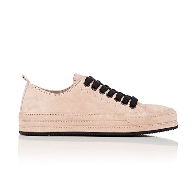 Ann Demeulemeester Suede Cap-Toe Sneakers ($765)