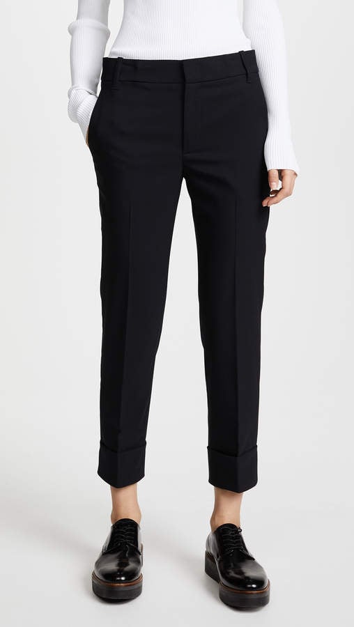 Vince Cuffed Coin Pocket Trousers Everlane Work Pants POPSUGAR