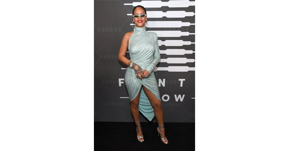 Rihanna at the Savage x Fenty New York Fashion Week Show Celebrities