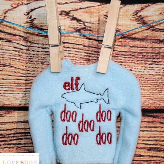 Baby Shark Elf on the Shelf Sweater on Etsy