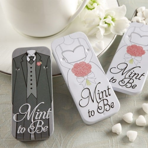 "Mint to Be" Bride and Groom Mint Tins